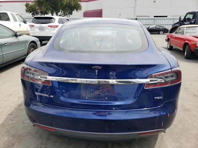 5YJSA1E25FF120070 - 2015 TESLA MODEL S Mavi foto 6