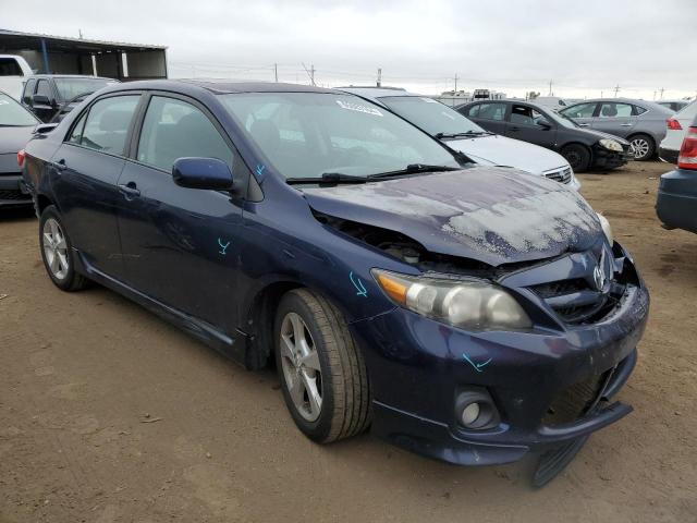 2T1BU4EE6BC689835 - 2011 TOYOTA COROLLA BASE BLUE photo 4