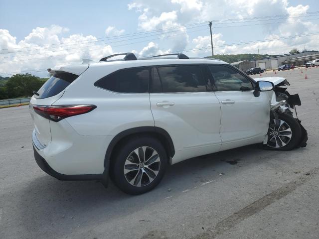 5TDGZRAH5LS024065 - 2020 TOYOTA HIGHLANDER XLE Blanc photo 3