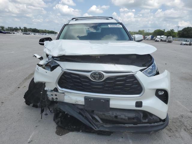 5TDGZRAH5LS024065 - 2020 TOYOTA HIGHLANDER XLE Blanc photo 5