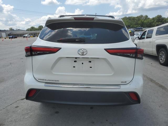 5TDGZRAH5LS024065 - 2020 TOYOTA HIGHLANDER XLE Blanc photo 6