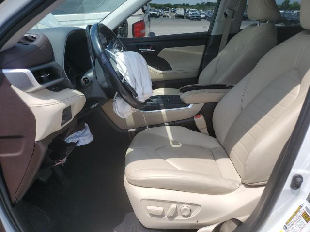 5TDGZRAH5LS024065 - 2020 TOYOTA HIGHLANDER XLE Blanc photo 7
