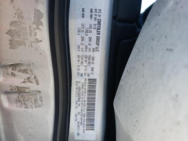 1J4RR4GG6BC550645 - 2011 JEEP GRAND CHER LAREDO 银色 照片 10