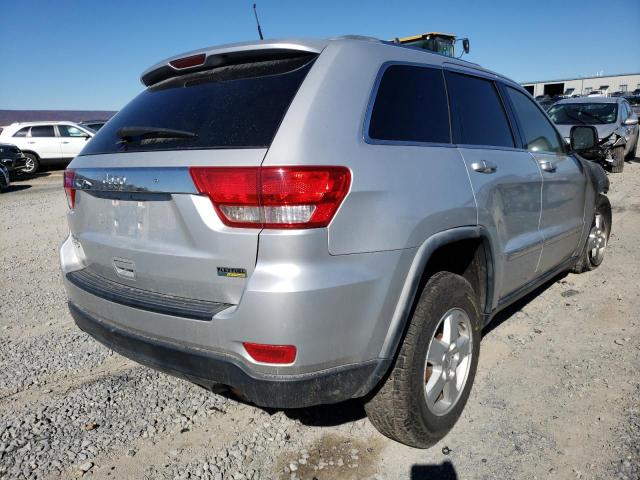 1J4RR4GG6BC550645 - 2011 JEEP GRAND CHER LAREDO SILVER photo 4