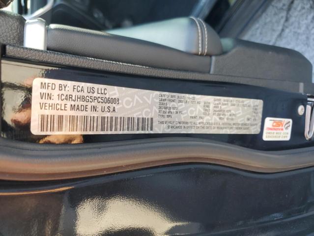 1C4RJHBG5PC506008 - 2023 JEEP GRAND CHEROKEE LIMITED შავი ფოტო 14