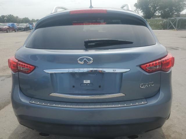 JN8CS1MU7HM140291 - 2017 INFINITI QX70 BLUE photo 6