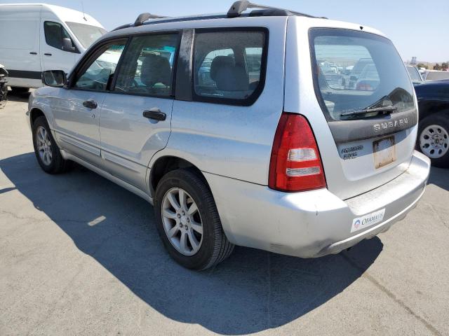 JF1SG65615H703996 - 2005 SUBARU FORESTER 2.5XS Серебристый фото 2
