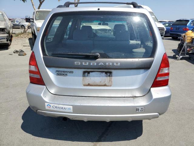 JF1SG65615H703996 - 2005 SUBARU FORESTER 2.5XS Серебристый фото 6