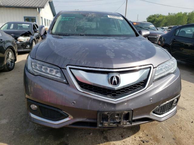 5J8TB4H72JL000857 - 2018 ACURA RDX ADVANCE GRAY photo 5