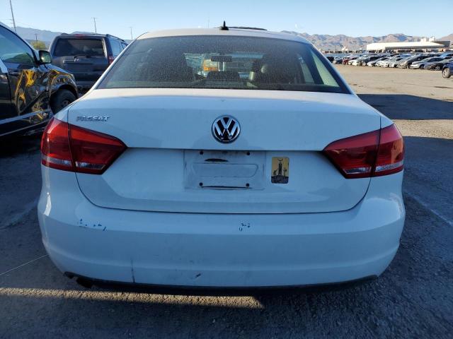 1VWAP7A33EC018576 - 2014 VOLKSWAGEN PASSAT S WHITE photo 6