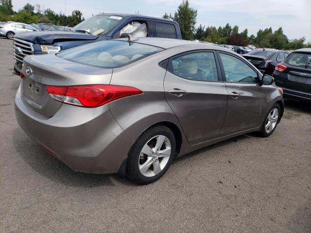 5NPDH4AE7DH425896 - 2013 HYUNDAI ELANTRA GLS TAN photo 3