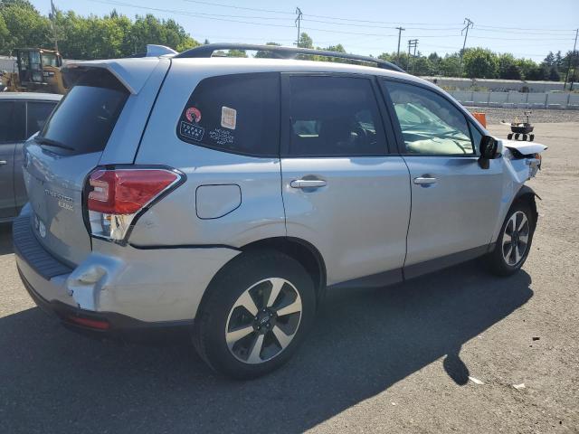 JF2SJAEC3HH414273 - 2017 SUBARU FORESTER 2.5I PREMIUM SILVER photo 3