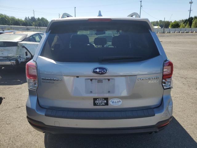 JF2SJAEC3HH414273 - 2017 SUBARU FORESTER 2.5I PREMIUM SILVER photo 6