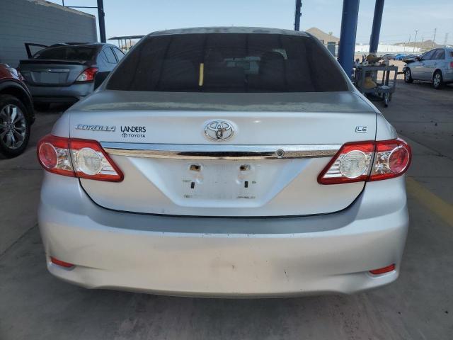 JTDBU4EE3C9179188 - 2012 TOYOTA COROLLA BASE SILVER photo 6