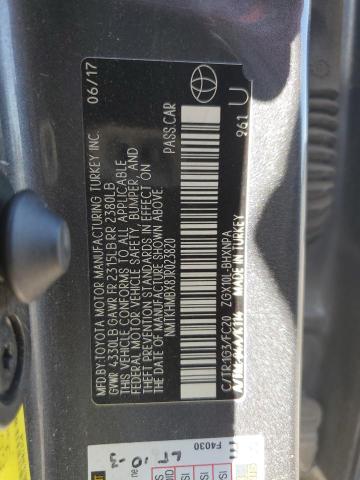 NMTKHMBX8JR023820 - 2018 TOYOTA C-HR XLE Graphite photo 24