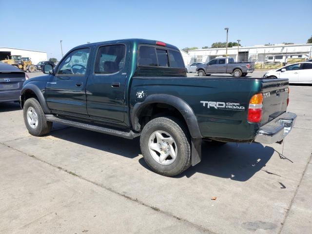 5TEGN92N82Z036101 - 2002 TOYOTA TACOMA DOUBLE CAB PRERUNNER GREEN photo 2