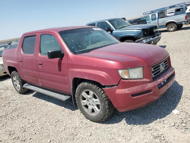 2HJYK16596H512197 - 2006 HONDA RIDGELINE RTL RED photo 4