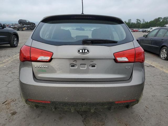 KNAFU5A26B5400188 - 2011 KIA FORTE EX GRAY photo 6