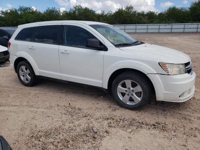 3C4PDCAB8DT529855 - 2013 DODGE JOURNEY SE WHITE photo 4