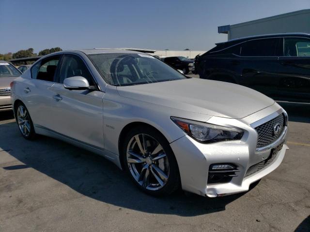 JN1AV7AP7EM691024 - 2014 INFINITI Q50 HYBRID PREMIUM SILVER photo 4