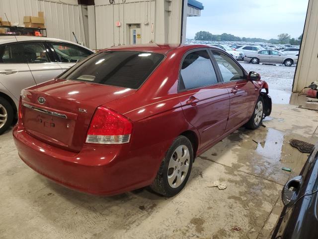 KNAFE121785561119 - 2008 KIA SPECTRA EX RED photo 3