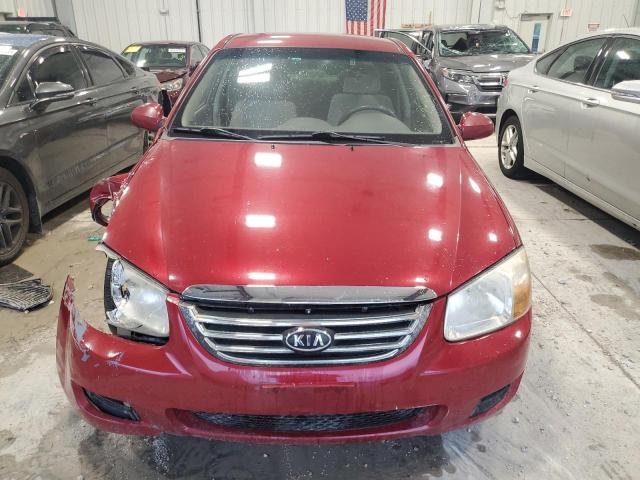 KNAFE121785561119 - 2008 KIA SPECTRA EX RED photo 5