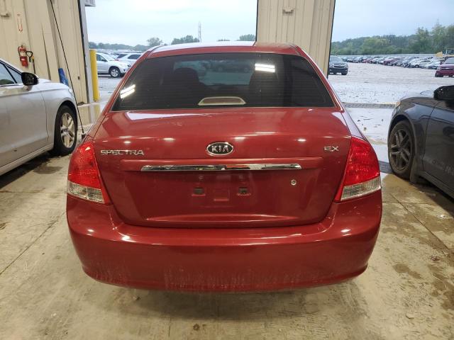 KNAFE121785561119 - 2008 KIA SPECTRA EX RED photo 6