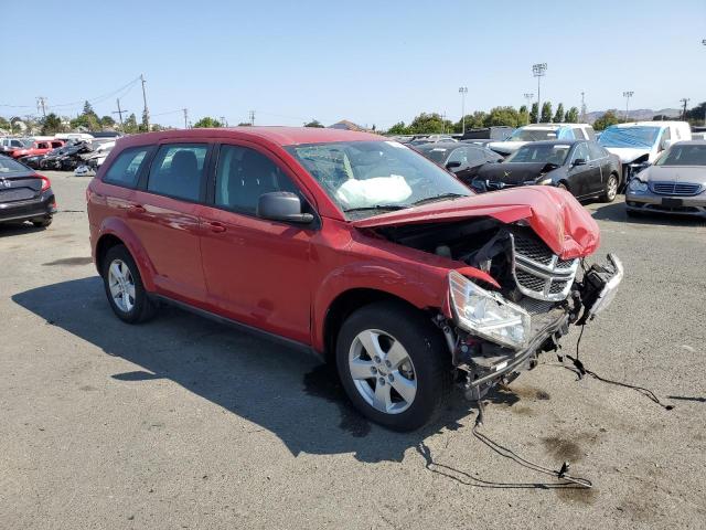 3C4PDCABXDT537388 - 2013 DODGE JOURNEY SE BURGUNDY photo 4