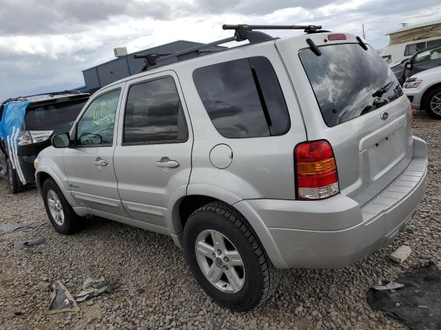 1FMCU59H47KA22049 - 2007 FORD ESCAPE HYB HEV SILVER photo 2