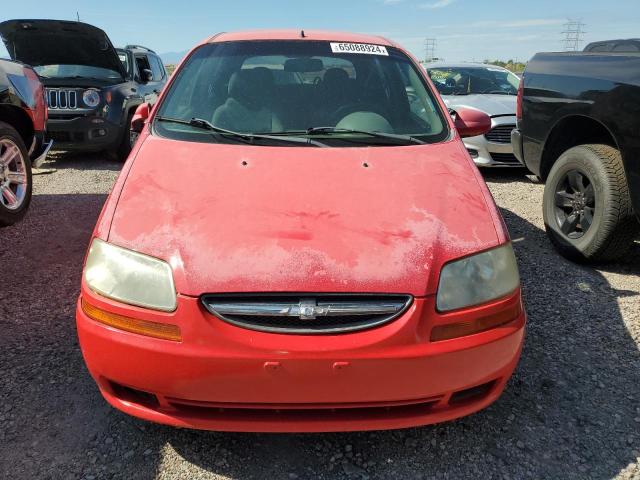 KL1TD62645B457838 - 2005 CHEVROLET AVEO BASE Qırmızı foto 5