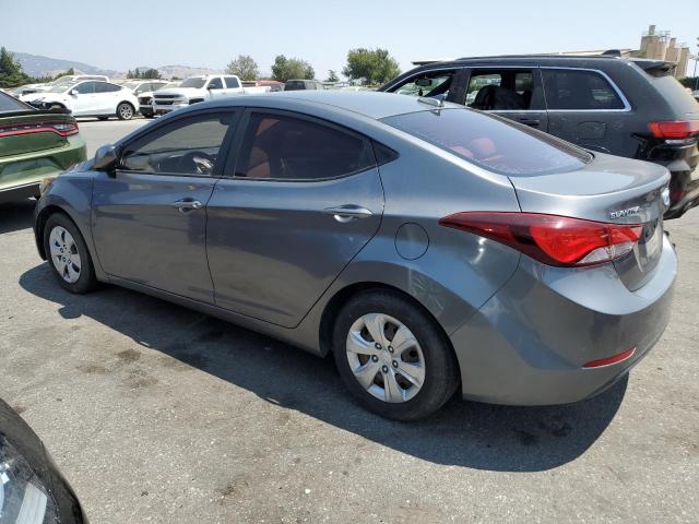 KMHDH4AE6GU643849 - 2016 HYUNDAI ELANTRA SE CHARCOAL photo 2