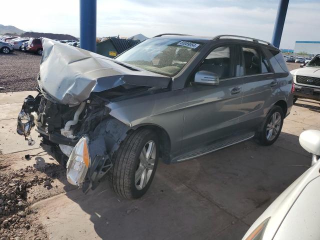 4JGDA5HB8FA564124 - 2015 MERCEDES-BENZ ML 350 4MATIC GRAY photo 1