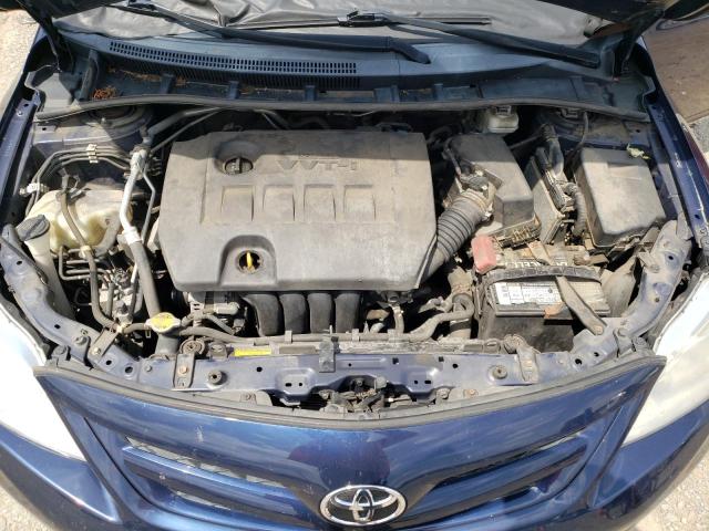 2T1BU4EE0BC744604 - 2011 TOYOTA COROLLA LE BASE BLUE photo 11