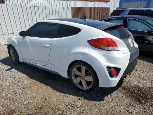 KMHTC6AEXDU169759 - 2013 HYUNDAI VELOSTER TURBO WHITE photo 2