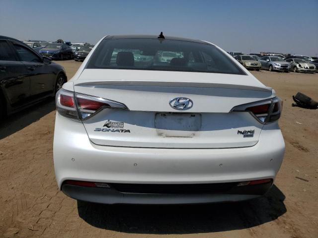 KMHE34L17GA026698 - 2016 HYUNDAI SONATA HYBRID WHITE photo 6