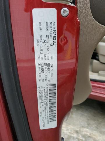 2C4RC1BG5GR230728 - 2016 CHRYSLER TOWN & COU TOURING 红色 照片 14