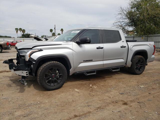 5TFLA5AB5NX004924 - 2022 TOYOTA TUNDRA CREWMAX SR SILVER photo 1