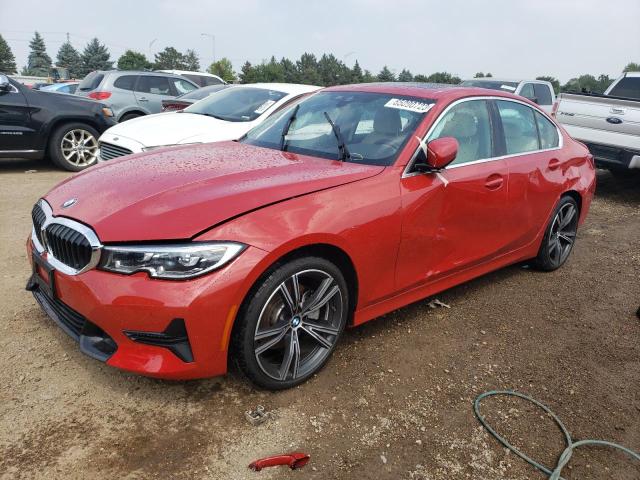 3MW5R7J06M8C07083 - 2021 BMW 330XI RED photo 1