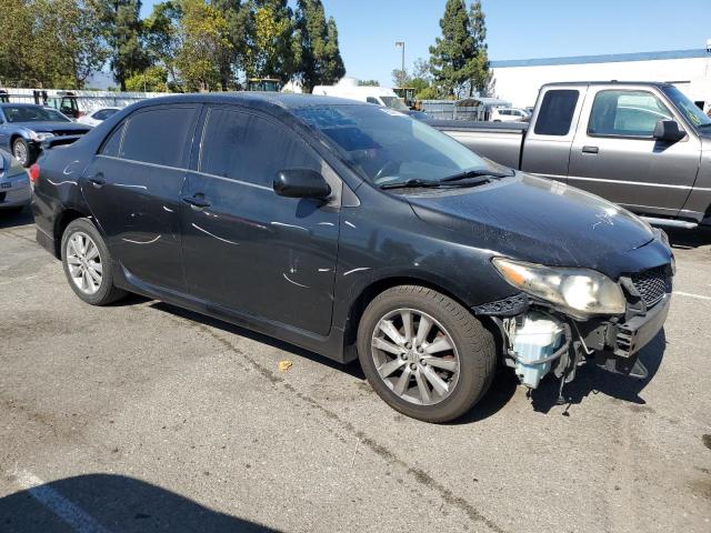 1NXBU4EE3AZ214964 - 2010 TOYOTA COROLLA BASE Negro foto 4