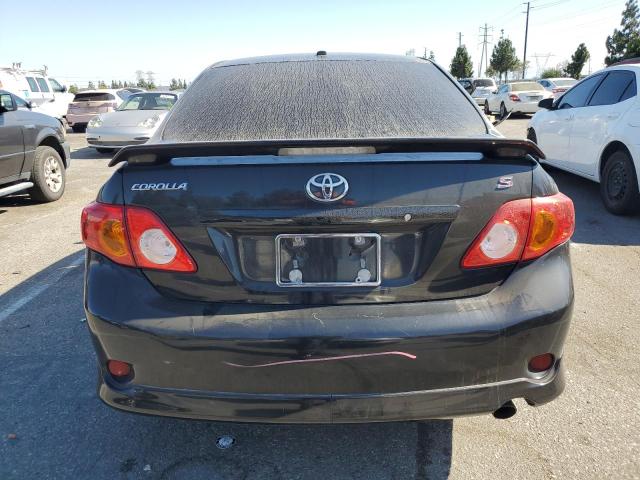 1NXBU4EE3AZ214964 - 2010 TOYOTA COROLLA BASE Negro foto 6