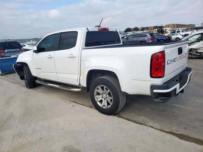 1GCGSCEA7M1136072 - 2021 CHEVROLET COLORADO LT WHITE photo 2