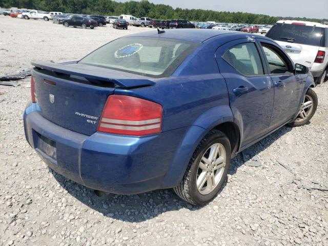 1B3LC56B89N549179 - 2009 DODGE AVENGER SXT BLUE photo 4