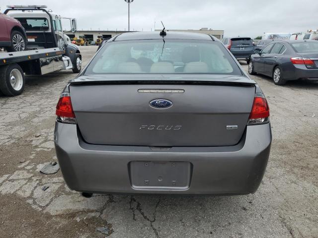 1FAHP3GN2BW128926 - 2011 FORD FOCUS SES GRAY photo 6