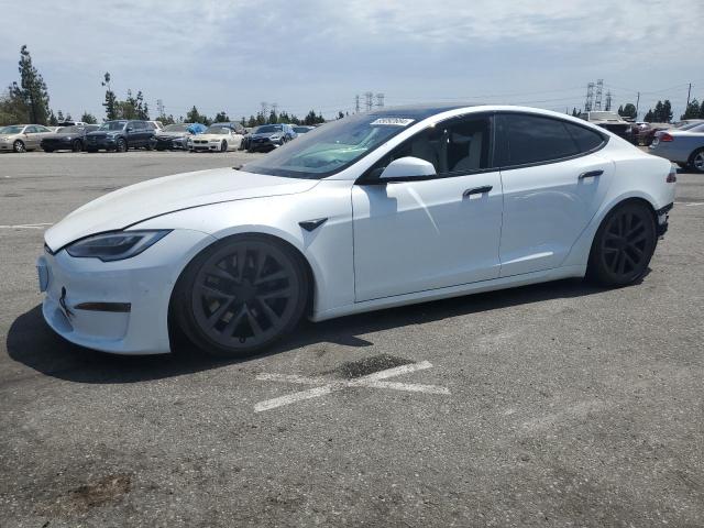 5YJSA1E53NF463307 - 2022 TESLA MODEL S WHITE photo 1