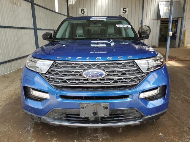 1FMSK7DH7MGB61238 - 2021 FORD EXPLORER XLT BLUE photo 5