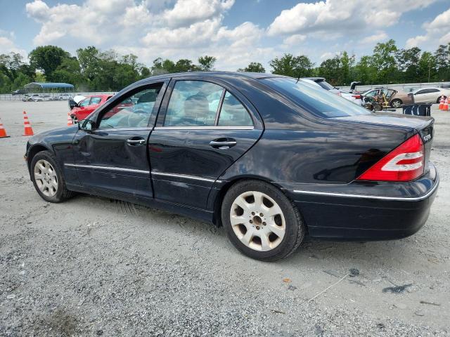 WDBRF92H66F776649 - 2006 MERCEDES-BENZ C 280 4MATIC BLACK photo 2