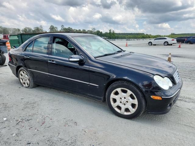 WDBRF92H66F776649 - 2006 MERCEDES-BENZ C 280 4MATIC BLACK photo 4