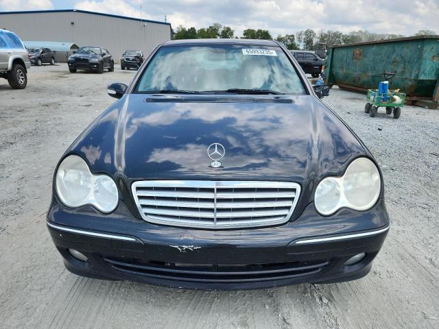 WDBRF92H66F776649 - 2006 MERCEDES-BENZ C 280 4MATIC BLACK photo 5