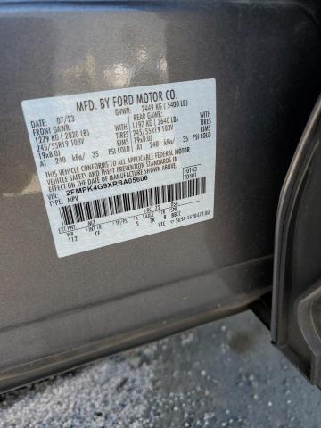 2FMPK4G9XRBA05606 - 2024 FORD EDGE SE Gri fotoğraf 14