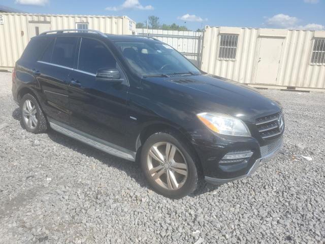 4JGDA5HB7CA021939 - 2012 MERCEDES-BENZ ML 350 4MATIC BLACK photo 4